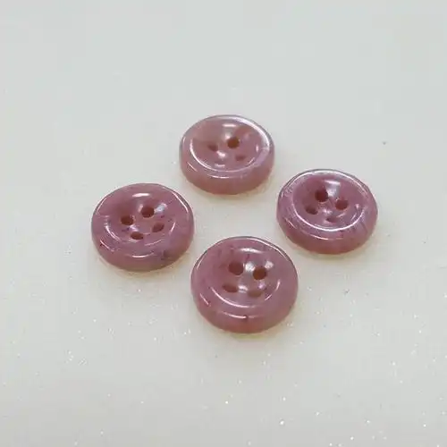 天然玫瑰石衬衣四眼纽扣高档服装辅料真宝石纽扣厂家批发石头饰品