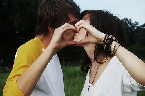 唯美的情侣合照 小清晰情侣合照图片