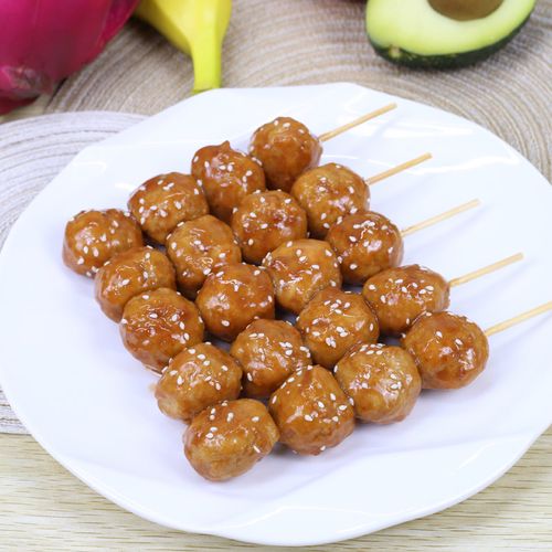 10包整箱正大鸡肉小圆软骨脆骨丸子油炸火锅鸡肉丸