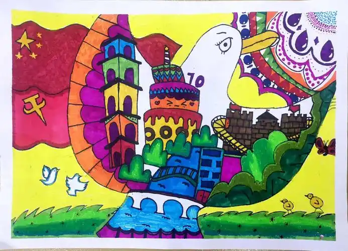 彩云杯中小学生绘画比赛初中组一等奖获奖作品展示2020中国动漫金龙奖