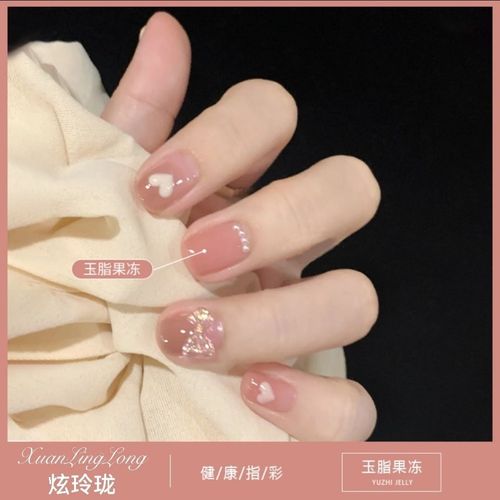 网红款玉脂果冻色指甲油胶2021流行小红书指甲油胶美甲店专用持久