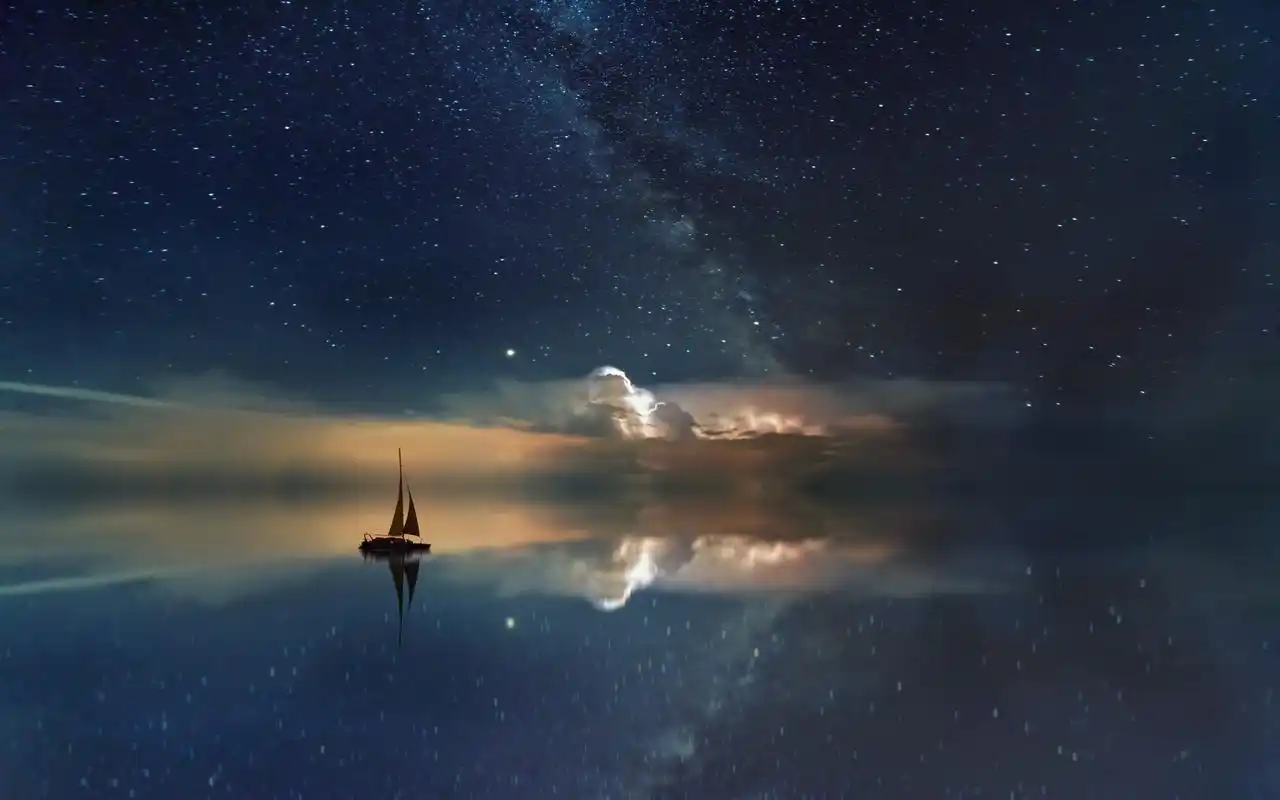 绚丽唯美的星空图片电脑壁纸