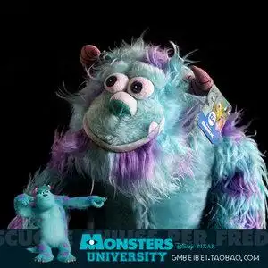 出口日本 毛绒公仔怪兽大学苏利文毛怪毛绒玩具玩偶女生生日礼物