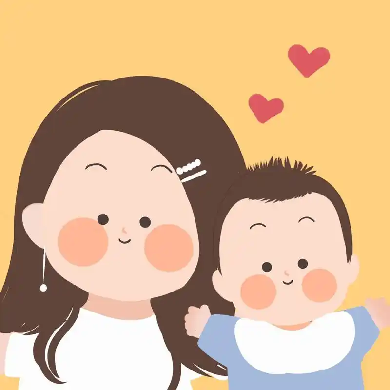 是一组超可爱的情侣亲子头像吖🌼男宝宝哟 愿我们一直这样可可爱爱