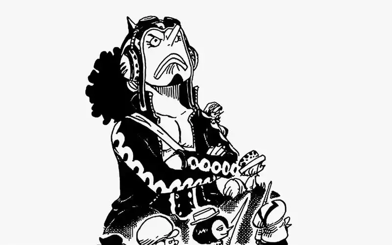 海贼王黑白漫画风格高清电脑壁纸