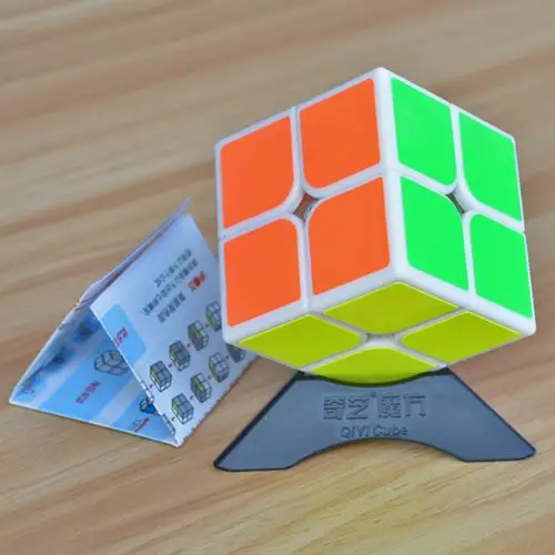 奇艺启迪二阶魔方平面光滑比赛专用初学儿童魔方