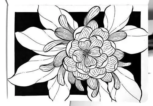 三大构成点画的简笔画