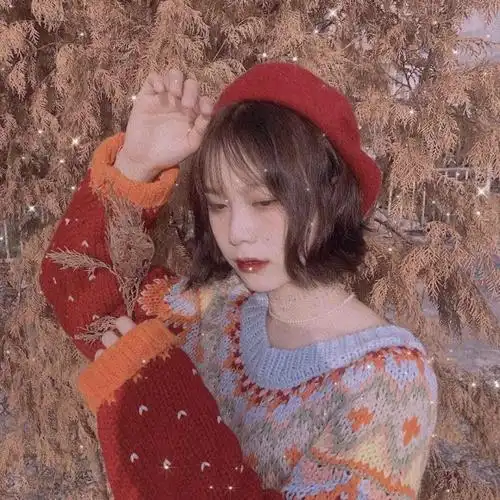 少女心仙气女生头像遇见你我以后再也不用吃糖了因为你太甜了