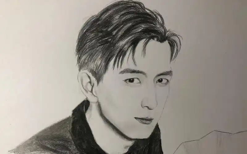 【李现】【素描人物】速写一位现男友~_哔哩哔哩_bilibili