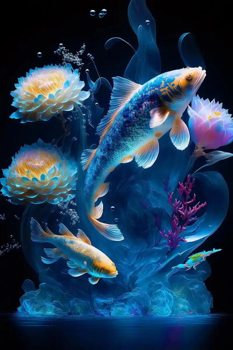 水为财,鱼为灵,遇见锦鲤,遇见好运#锦鲤 #转运锦鲤 #图文 - 抖音