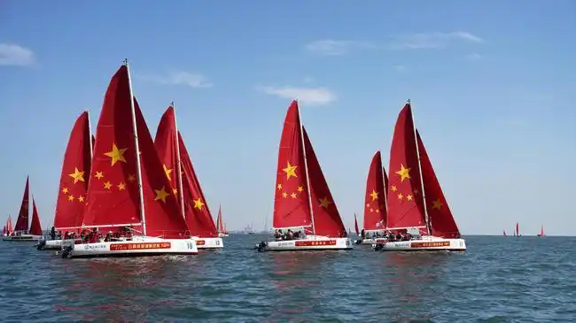 为祖国升帆为希望护航 271名帆友共庆新中国71华诞|帆船|航海|风帆