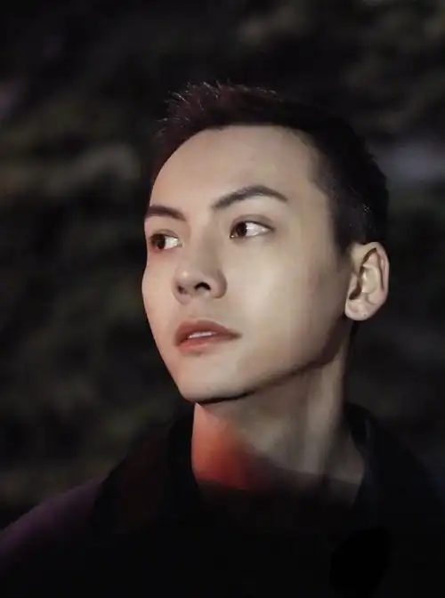 陈伟霆光影侧脸