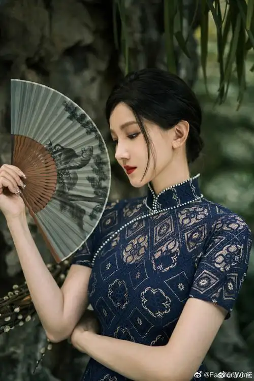 陈小纭旗袍造型##陈小纭民国旗袍写真