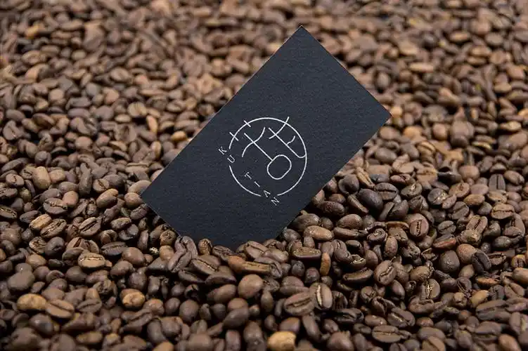 小众咖啡店平面品牌苦甜logo字体设计