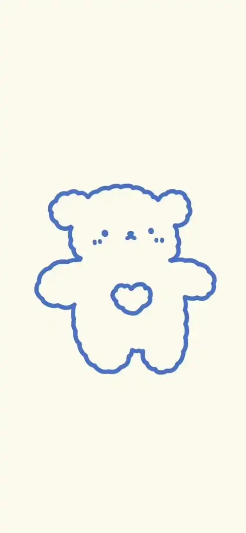 可爱简约小熊壁纸