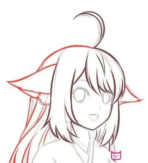 动漫卡通简笔画在线播好看的涂山苏苏简笔画简单教程狐妖小红娘苏苏