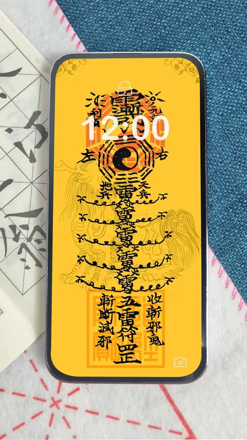 五雷符,乃万符之首,可驱退邪煞,镇宅护身,缘主可自取,祝福祈 - 抖音