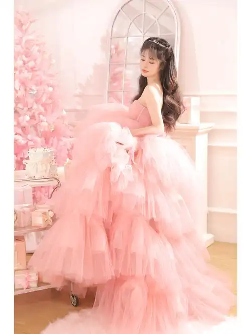 圆我粉色纱裙梦!