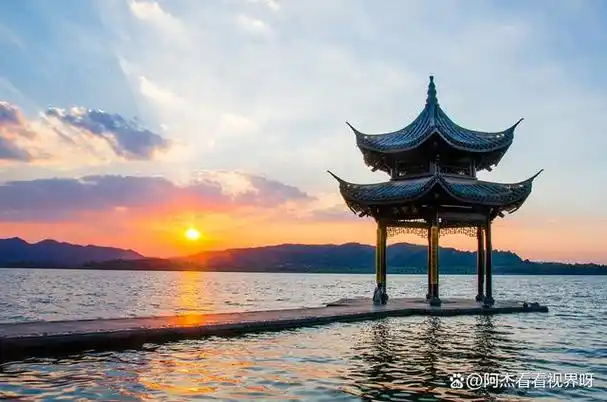 杭州西湖风景如画山水如墨染环湖一周感受最美江南