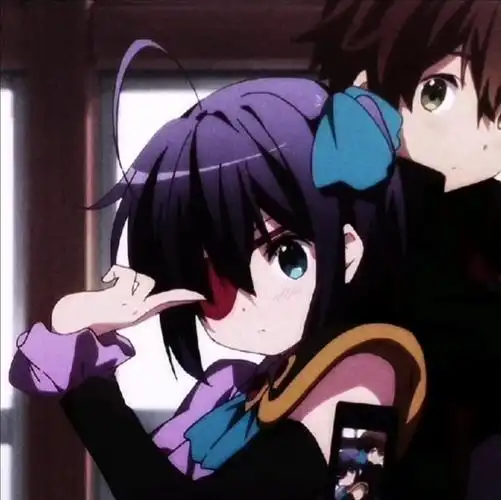 情侣头像动漫沙雕