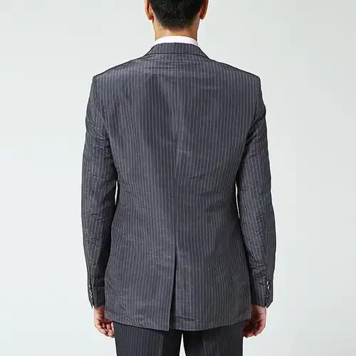 hugo boss灰色亚麻男士西服套装