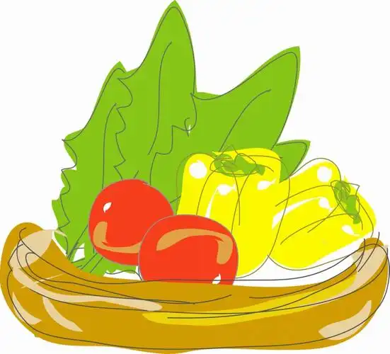 卡通蔬菜矢量图片蔬菜卡通卡通美食矢量