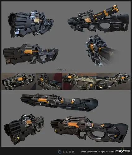 孤岛危机3 疾电狙击枪模型