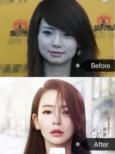 果然没有对比就没有伤害,戚薇的脸也太短了吧短得可爱,超级幼龄.