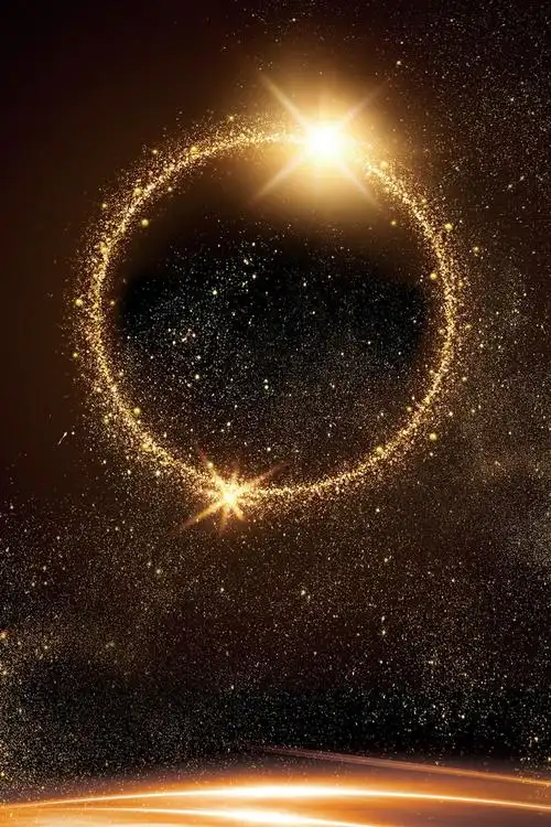 黑金大气华丽展板背景素材