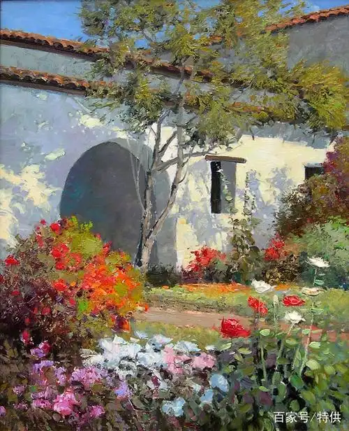 同样是画油画,为什么总有人画得随心所欲:艺术家肯特·r·沃利斯