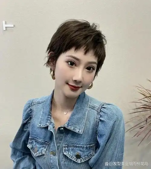锯齿头超短发,时尚又个性