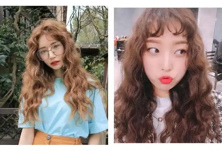 软萌又可爱的泰迪卷发,宛如毛绒绒的泰迪一般,无论是短发,中长发,长发