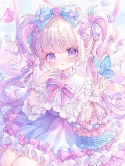 动漫超话#动漫头像#粉嫩动漫小可爱