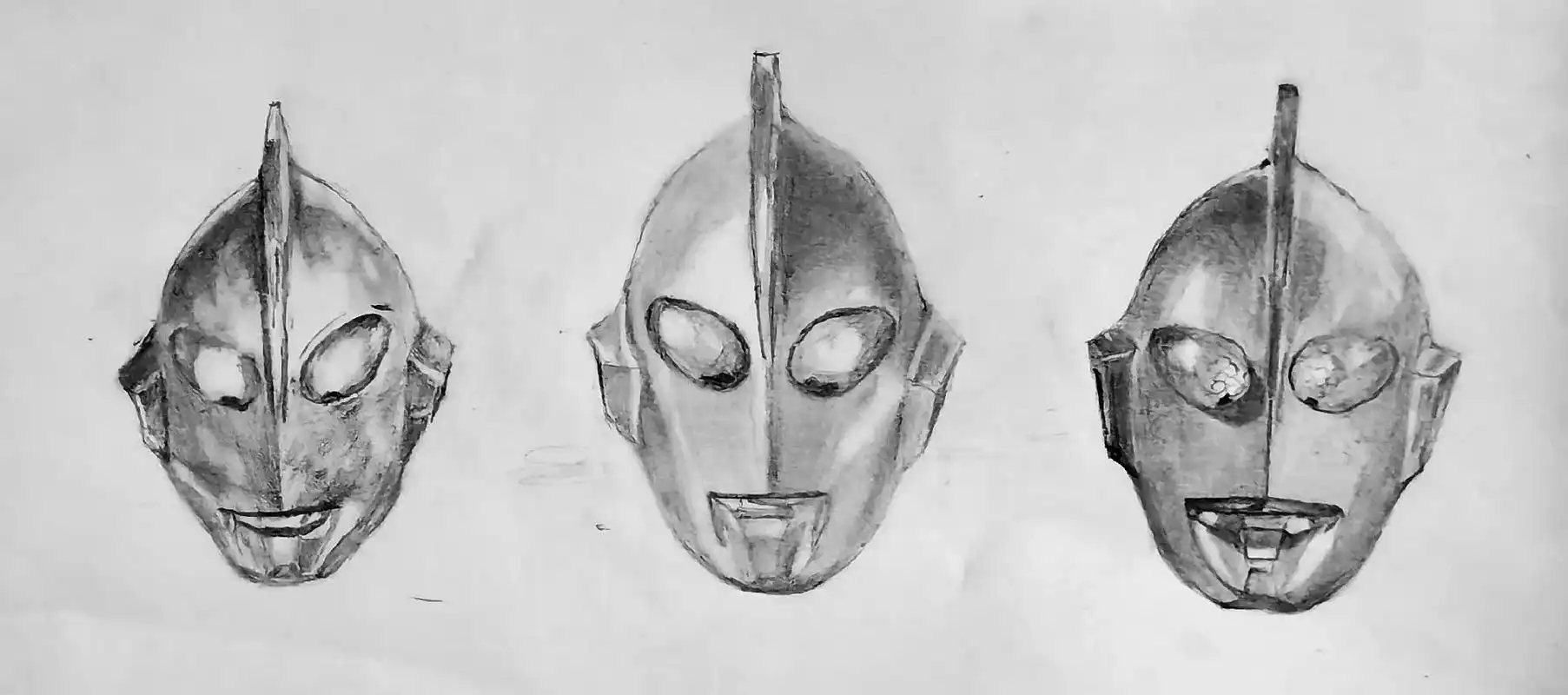 初代奥特曼头像素描#初代奥特曼#素描绘画#硫酸脸初代 - 抖音