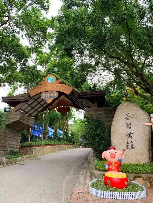 茶翁古镇-"96国庆黄金周出游东部华侨城,本以为人从.