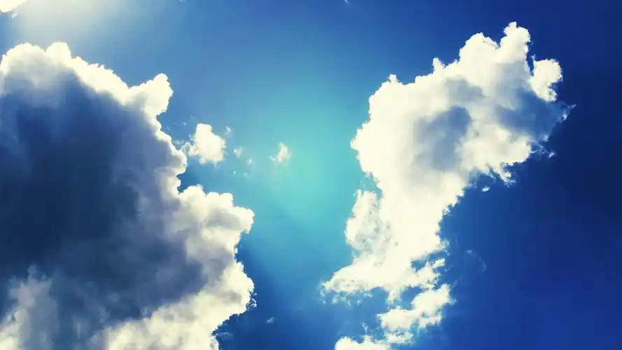 蓝天白云,高清壁纸,风景图片-回车桌面