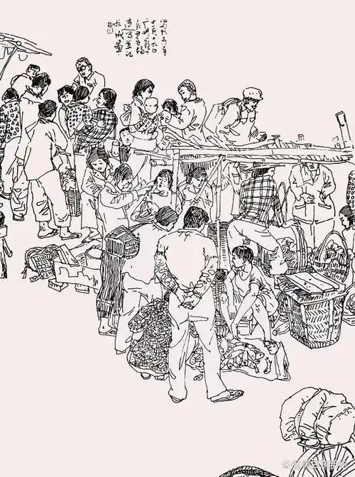 八十年代的场景速写,怀旧时光