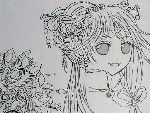 古风q版漫画人物以及部分单张原创漫画稿件