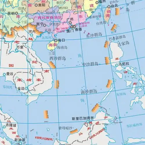 中国南海地图(资料图)