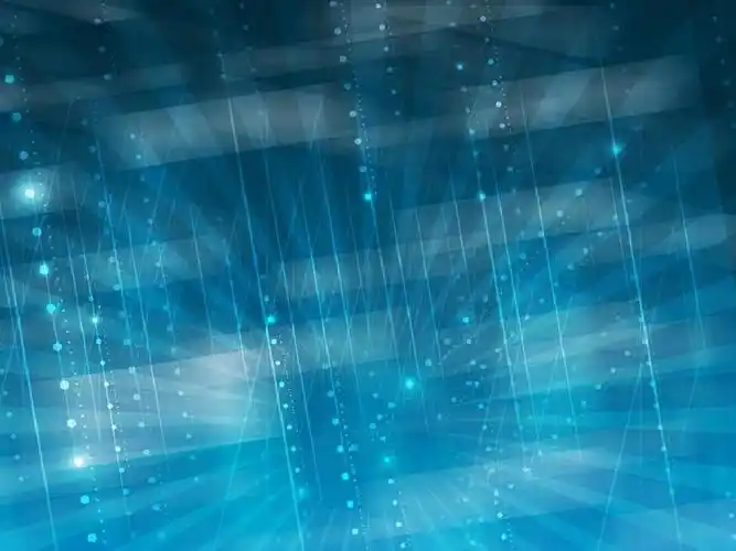 蓝色调-庄重典雅ppt背景模板(二)