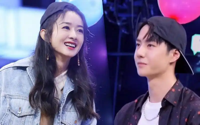 王一博赵丽颖搞笑互动合集一博不小心砸到丽颖姐慌张到模糊