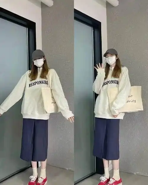 卫衣怎么搭配下身好看(长款宽松卫衣搭配图片)-四五百科