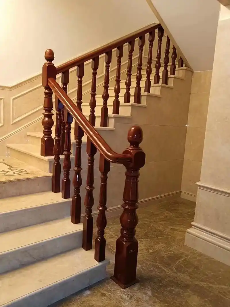 分享一套橡木系列楼梯扶手,专业定制高端原木楼 - 抖音