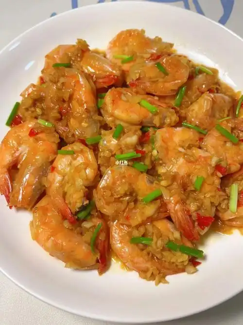 破防了家人们7515蒜蓉虾这样做真的嘎嘎好吃00