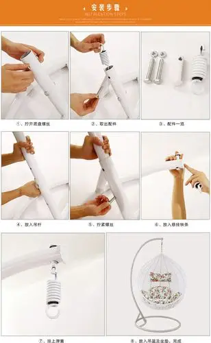 厂家直销户外休闲天然真藤吊篮秋千椅 成人阳台客厅藤编宿舍摇椅