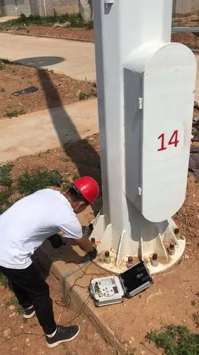 10.测试十四号高杆灯接地电阻