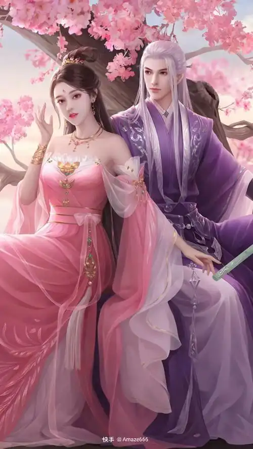 神秘人x转采于2021-03-31 18:18:40古风情侣古风美宣图★·天国少女