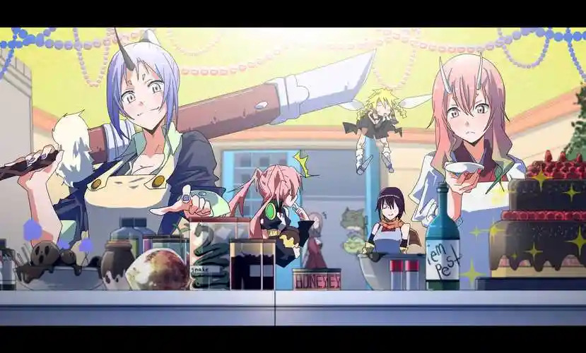 动漫壁纸美图关于我转生变成史莱姆这档事第一弹