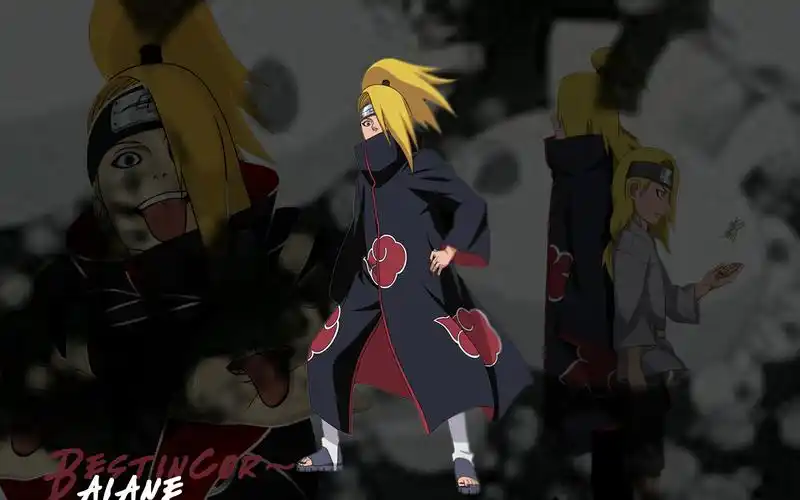 "晓"成员迪达拉,动漫人物-回车桌面