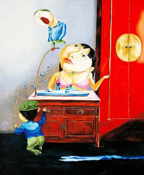 冯中起油画作品欣赏